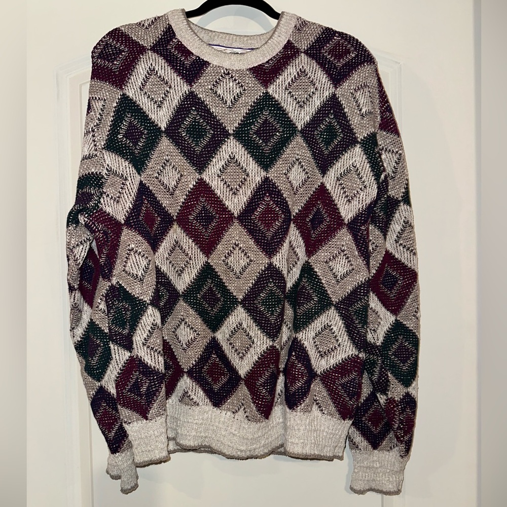 Shenandoah Golf Knit Sweater Made In The USA - Size Large